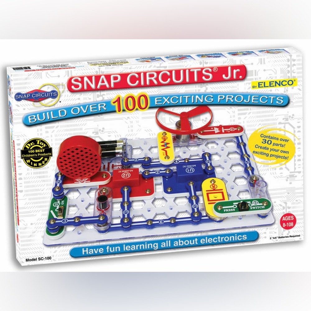 Snap Circuits Jr. Electronics Kit 100 projects